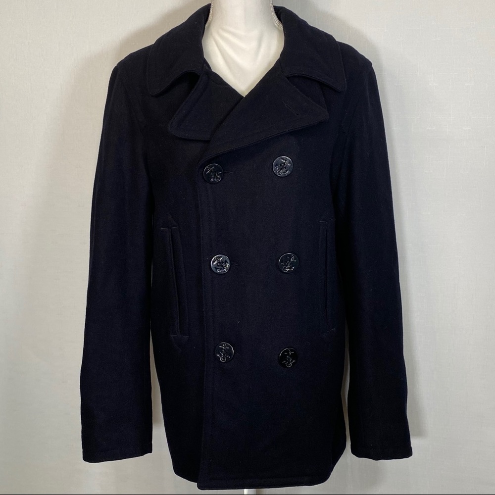 Old Navy Double Breasted Wool Blend Coat Jacket